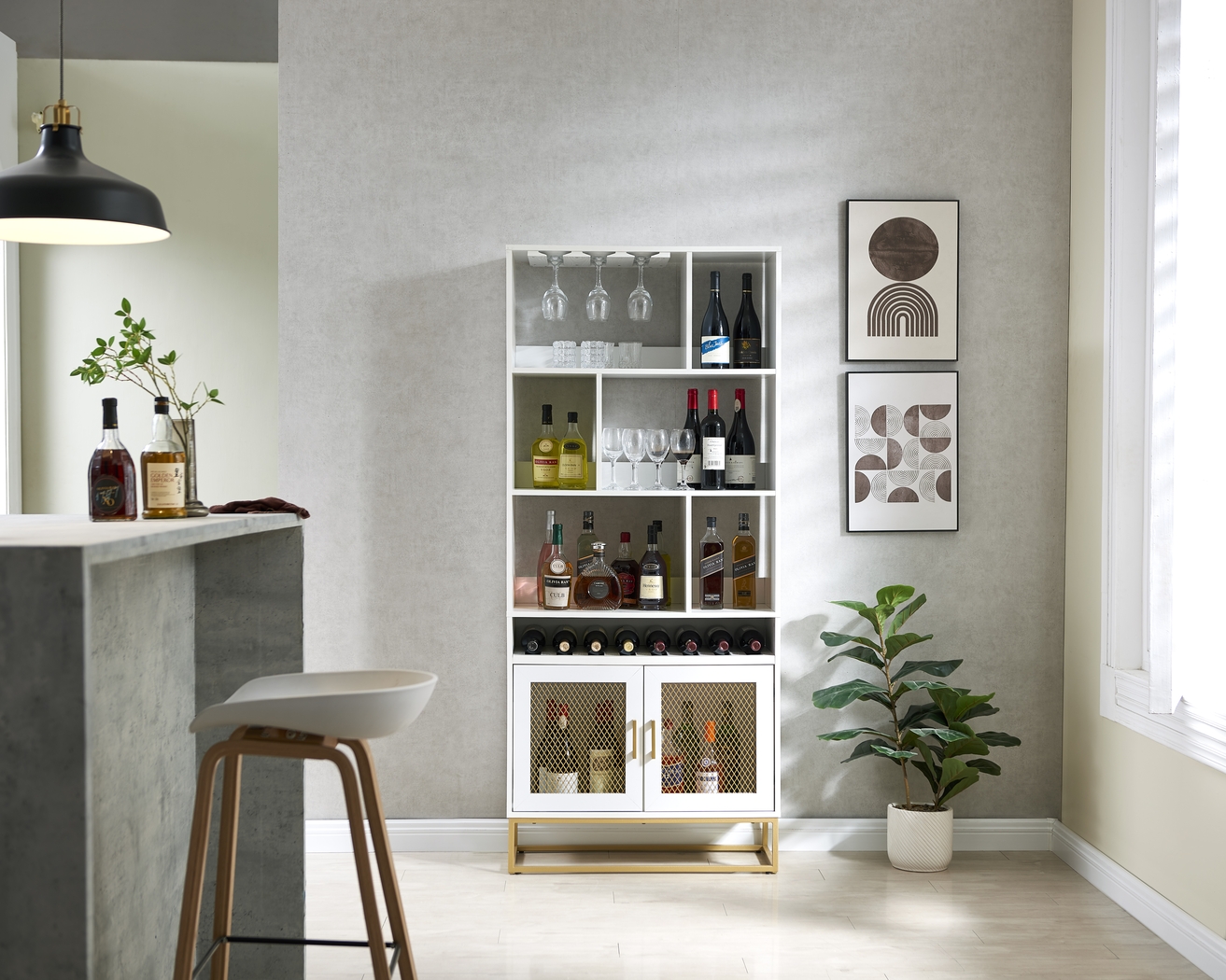 Marengo White Server - Thumbnail - Image 2