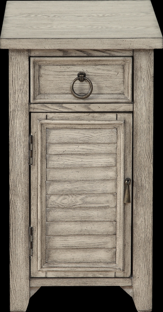 Marfil Beige One Door Accent Cabinet - Thumbnail - Image 2