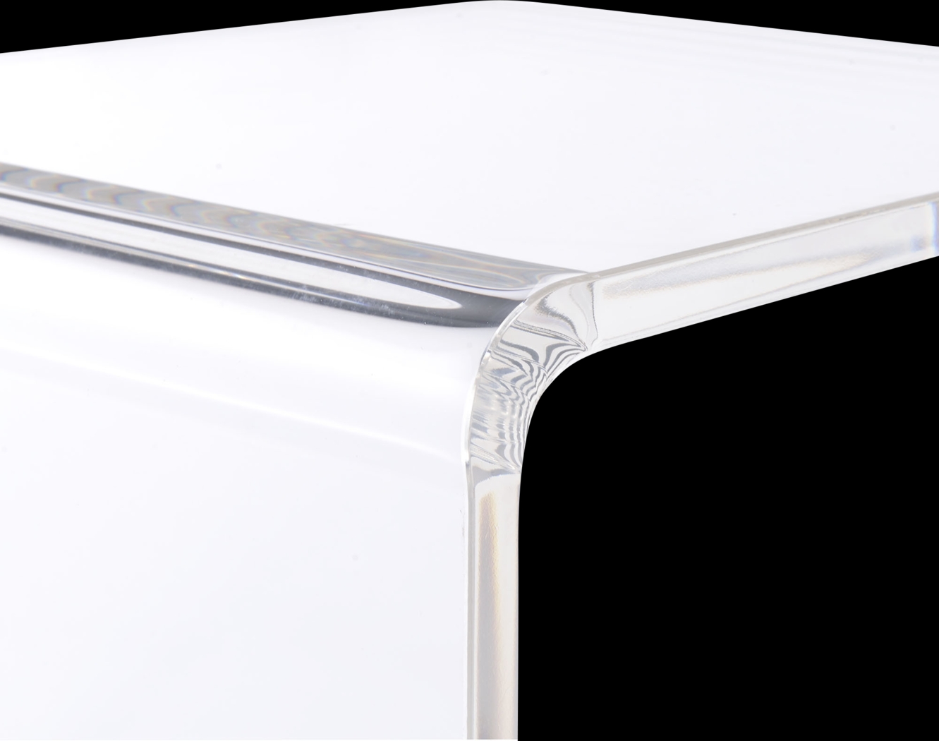 Margarette Clear Rolling Accent Table - Thumbnail - Image 5