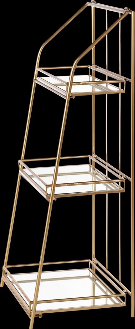 Margatha Gold Bookcase - Thumbnail - Image 2