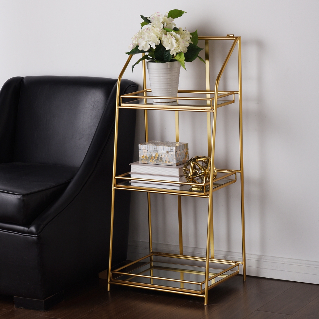 Margatha Gold Bookcase - Thumbnail - Image 5