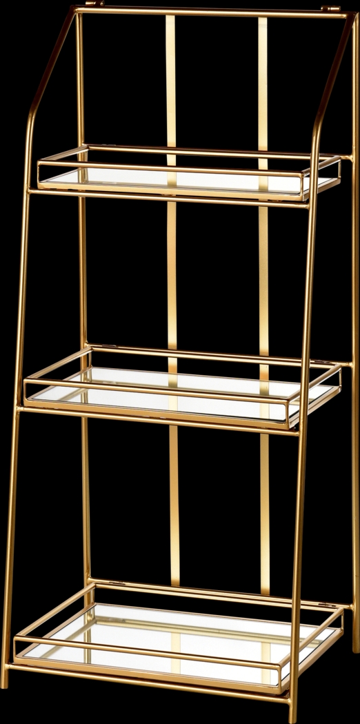 Margatha Gold Bookcase - Thumbnail - Image 1