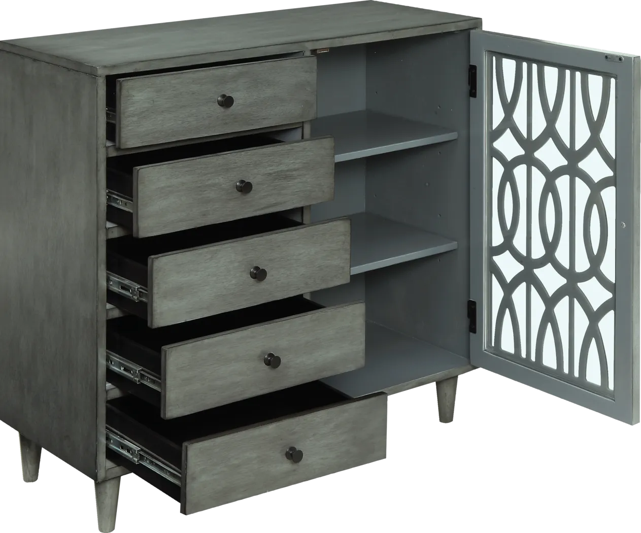 Marengo Gray Accent Cabinet - Thumbnail - Image 3