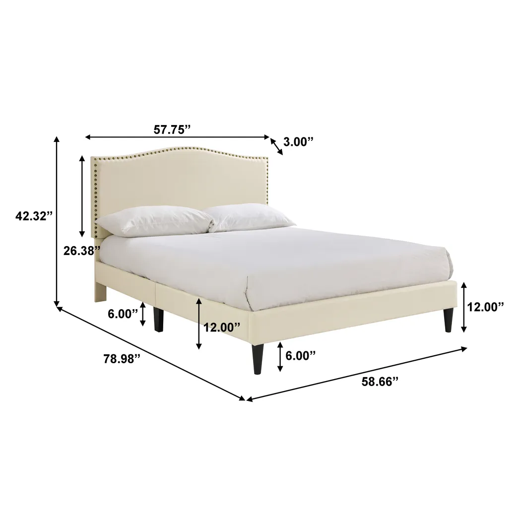 Margrove Beige Full Bed - Image 9
