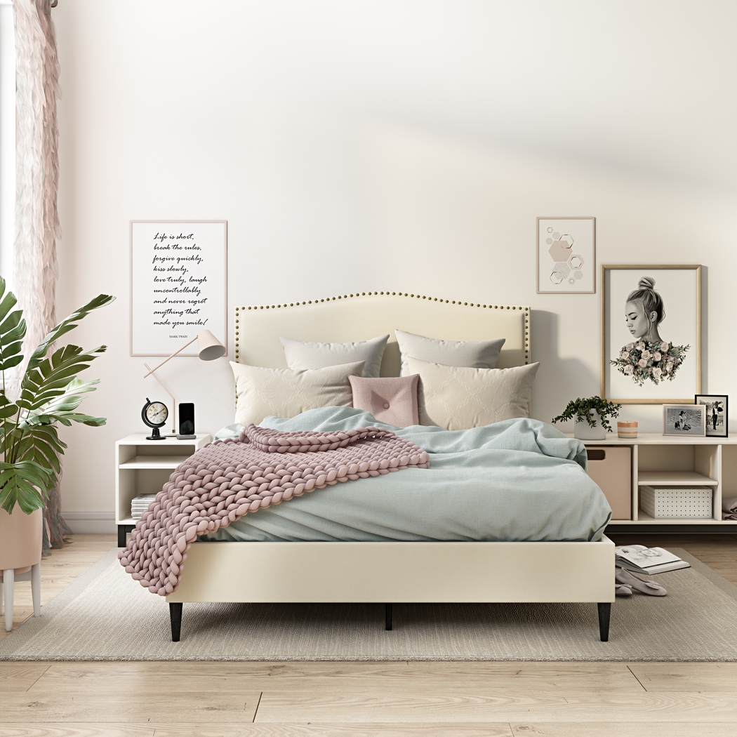 Margrove Beige Queen Bed - Thumbnail - Image 8