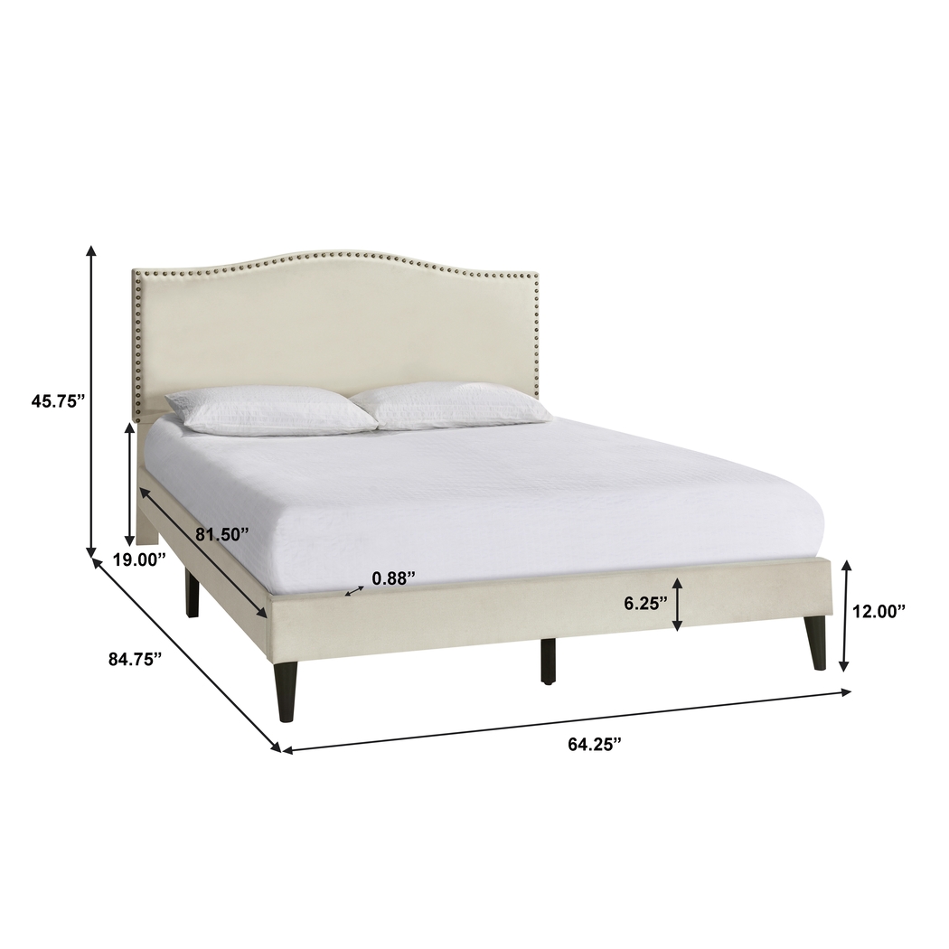 Margrove Beige Queen Bed - Thumbnail - Image 9