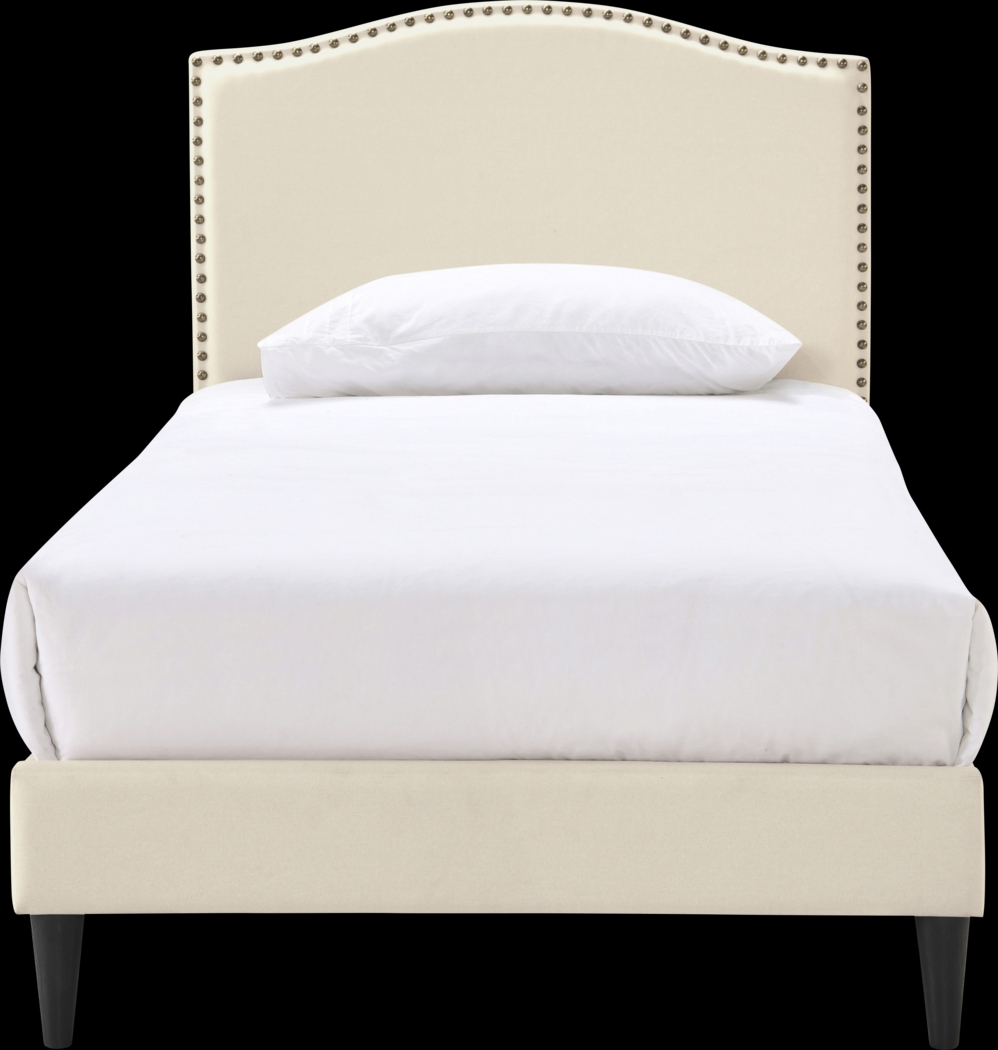 Margrove Beige Twin Bed - Thumbnail - Image 2