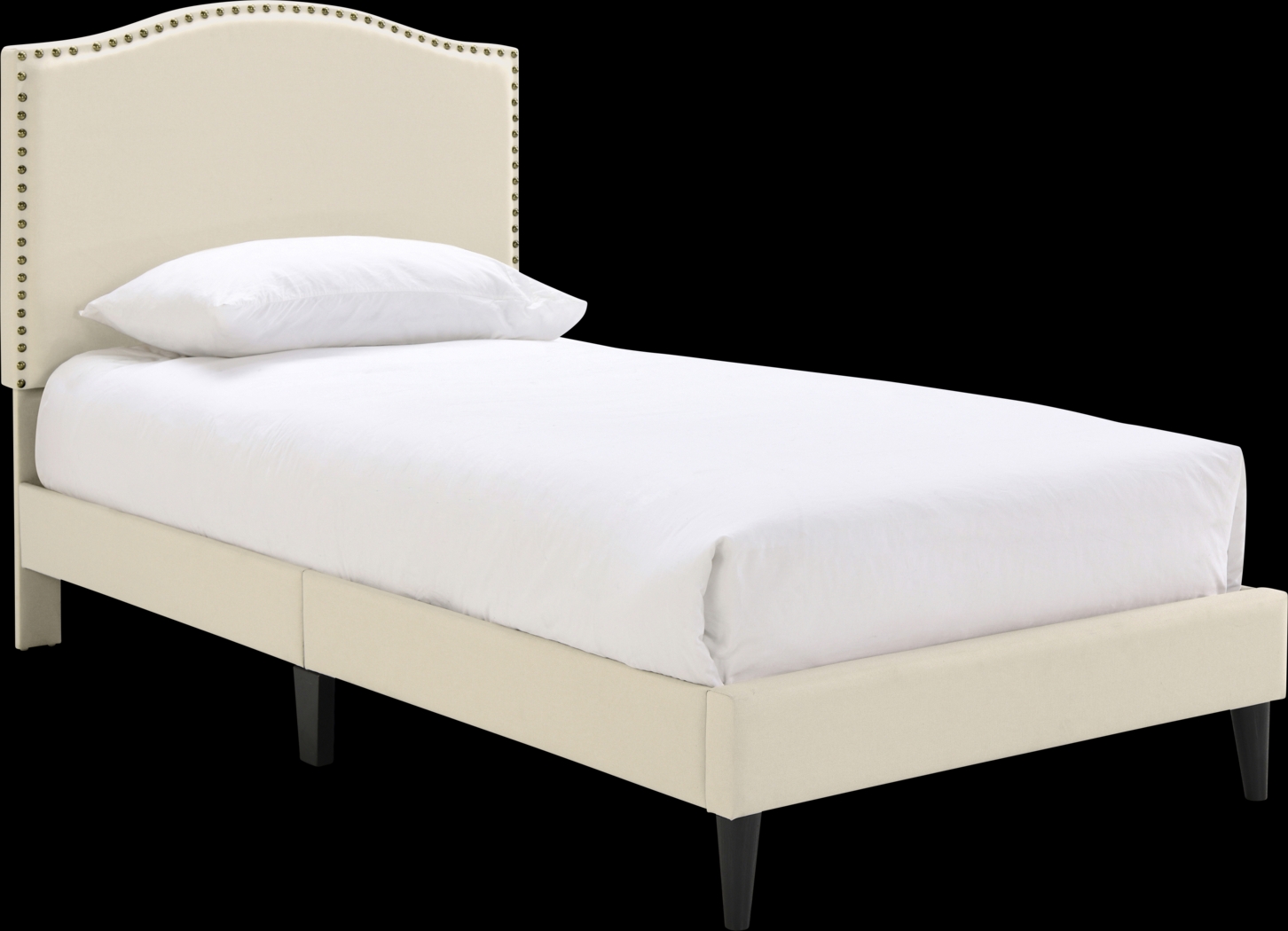 Margrove Beige Twin Bed - Thumbnail - Image 1