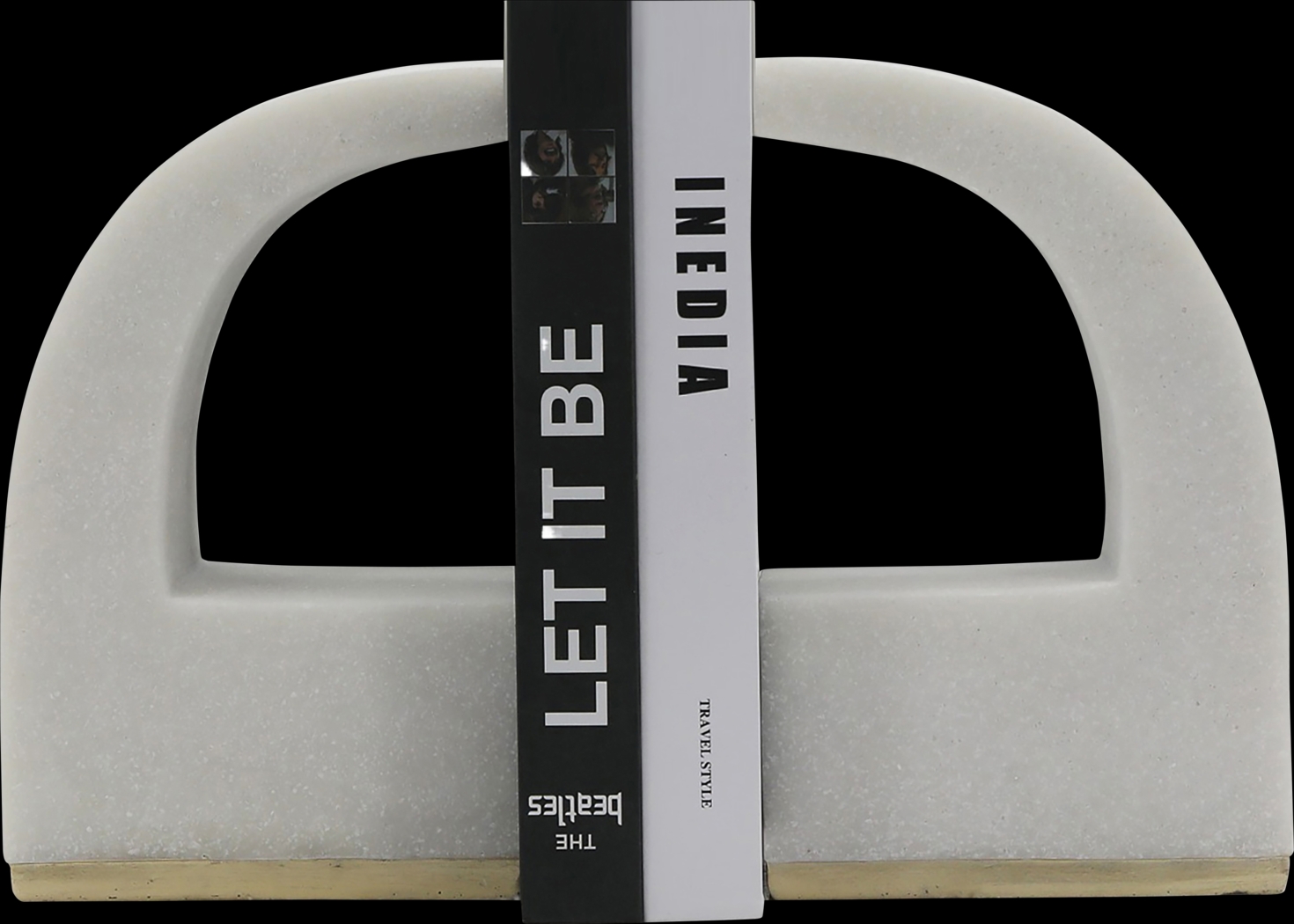 Marguerita White Bookend, Set of 2 - Thumbnail - Image 3