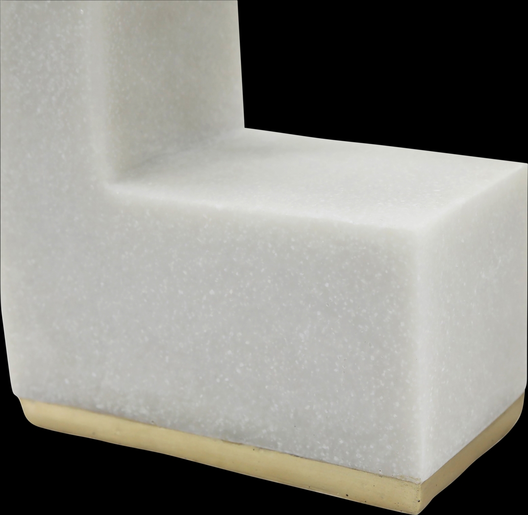 Marguerita White Bookend, Set of 2 - Thumbnail - Image 9