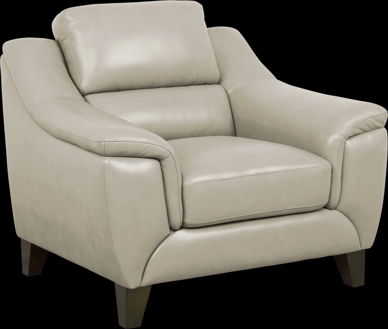 Marielle Bone Leather Chair - Thumbnail - Image 1
