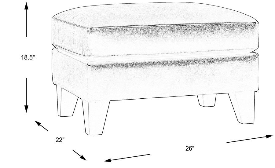 Dimension Image. Please refer to the Dimension Tab on this page for dimension details.