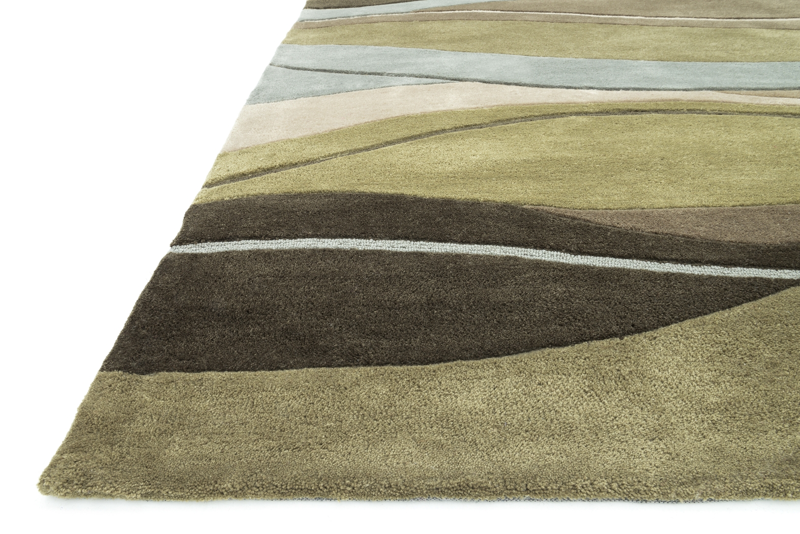 Marien Olive Green 7'9 x 9'9 Rug - Thumbnail - Image 2
