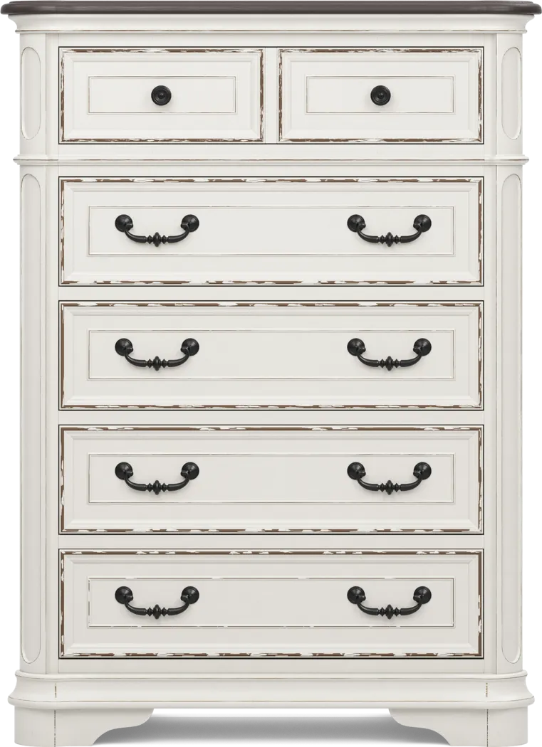 Marien Park White Lift Top Chest - Thumbnail - Image 1
