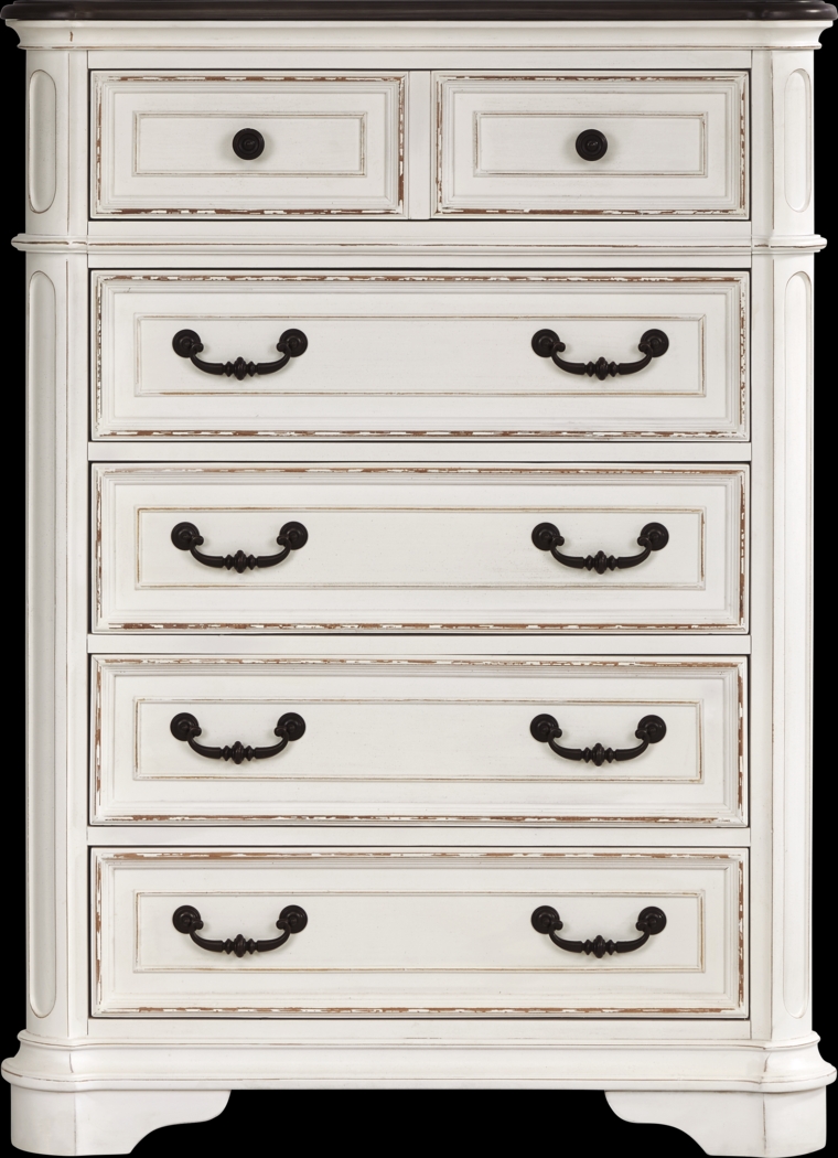 Marien Park White Lift Top Chest - Thumbnail - Image 1