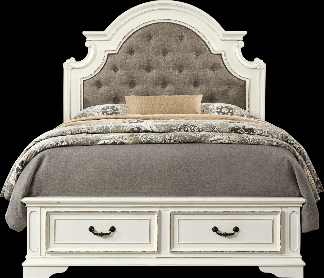 Marien Park White 7 Pc Queen Storage Bedroom - Thumbnail - Image 2