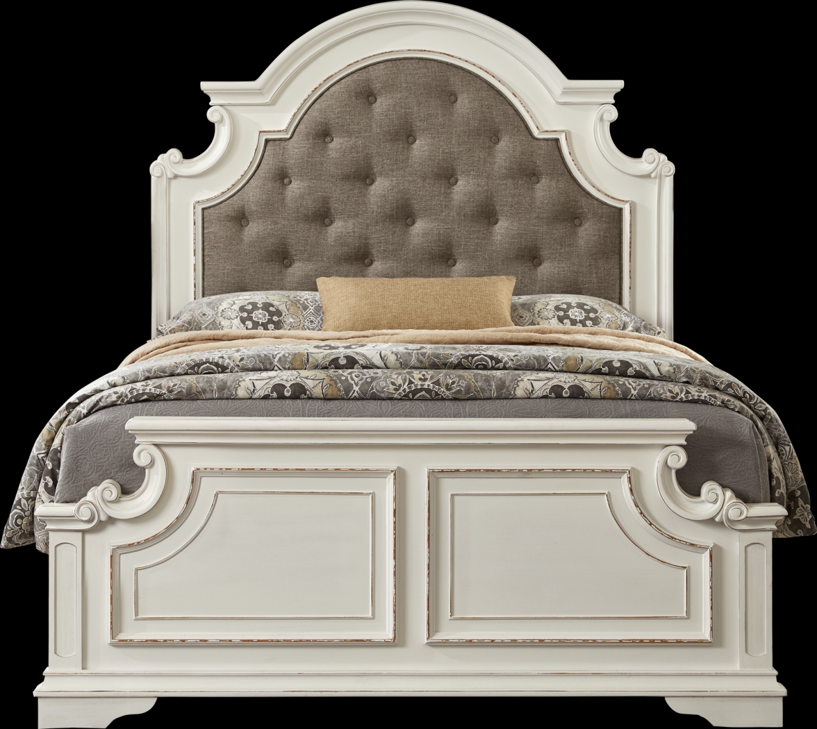 Marien Park White 5 Pc Queen Upholstered Bedroom - Thumbnail - Image 2