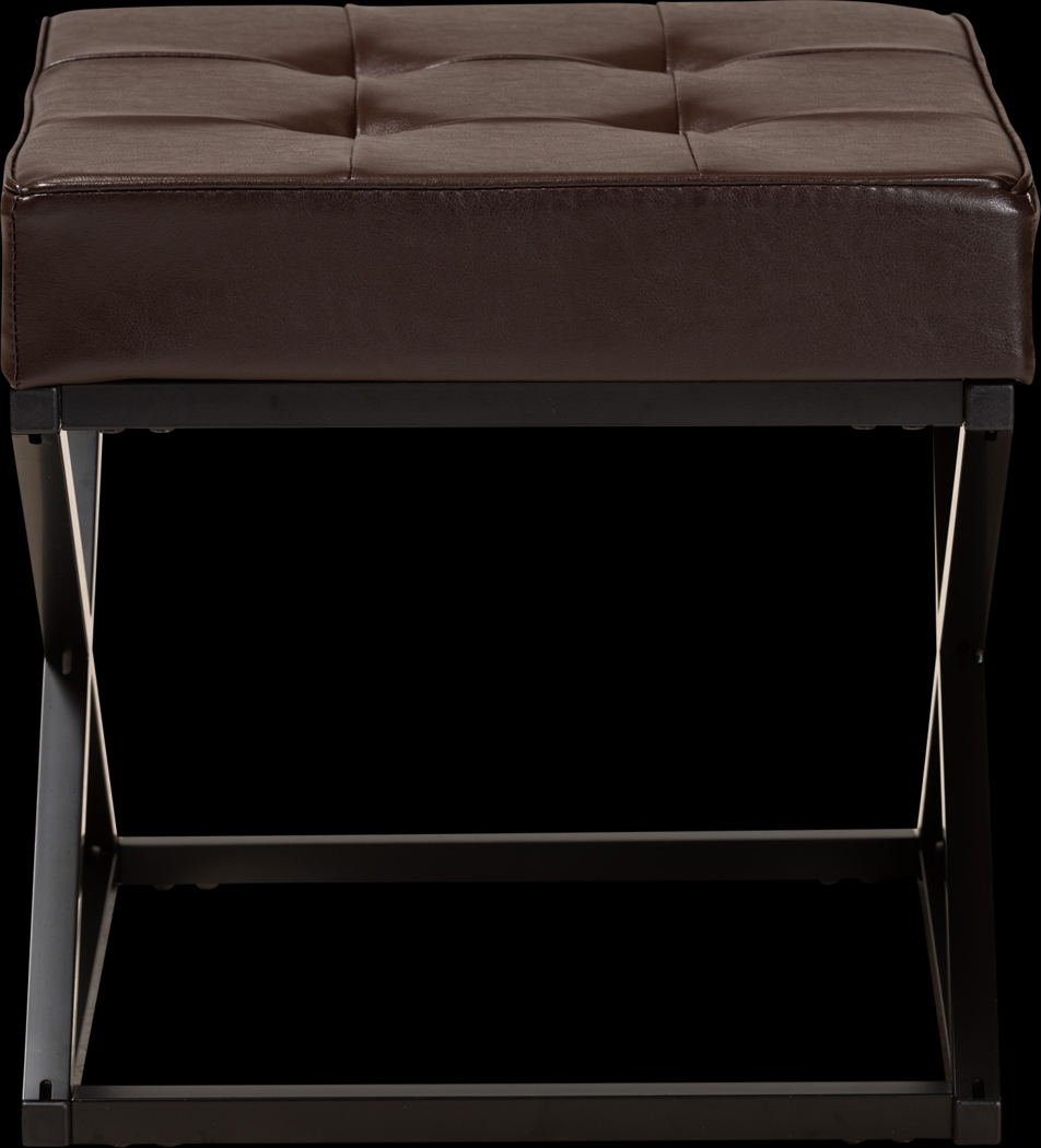 Marigny Dark Brown Stool - Thumbnail - Image 2