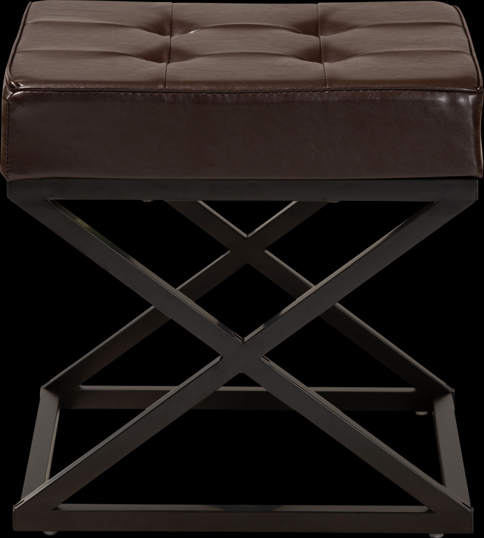 Marigny Dark Brown Stool - Thumbnail - Image 3