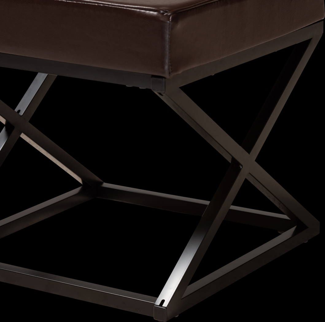 Marigny Dark Brown Stool - Thumbnail - Image 4