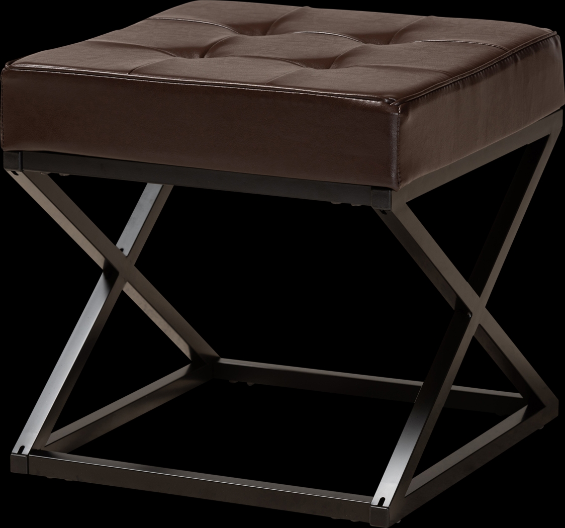 Marigny Dark Brown Stool - Thumbnail - Image 1
