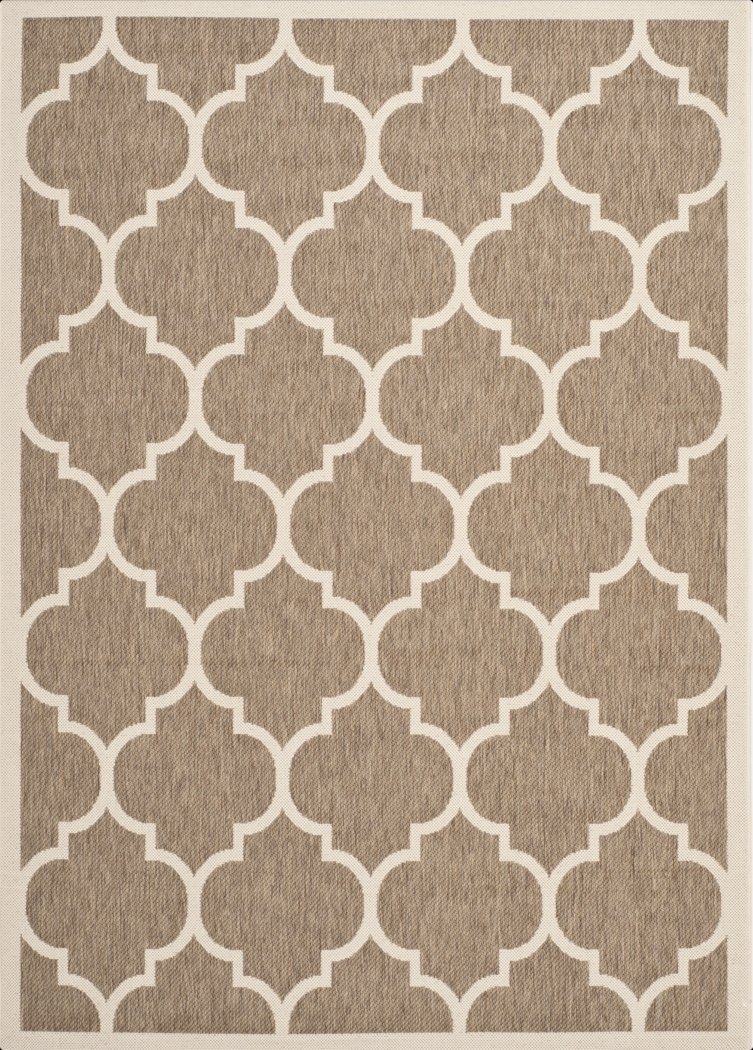 Marilina Camel 5'3 x 7'7 Indoor/Outdoor Rug - Thumbnail - Image 1