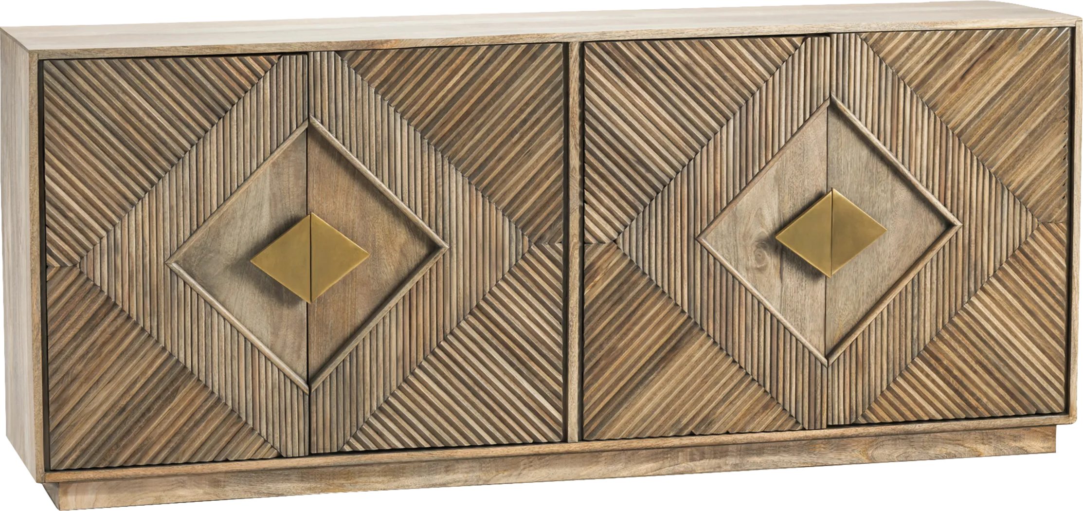 Marimont Brown 4 Door Credenza - Thumbnail - Image 3
