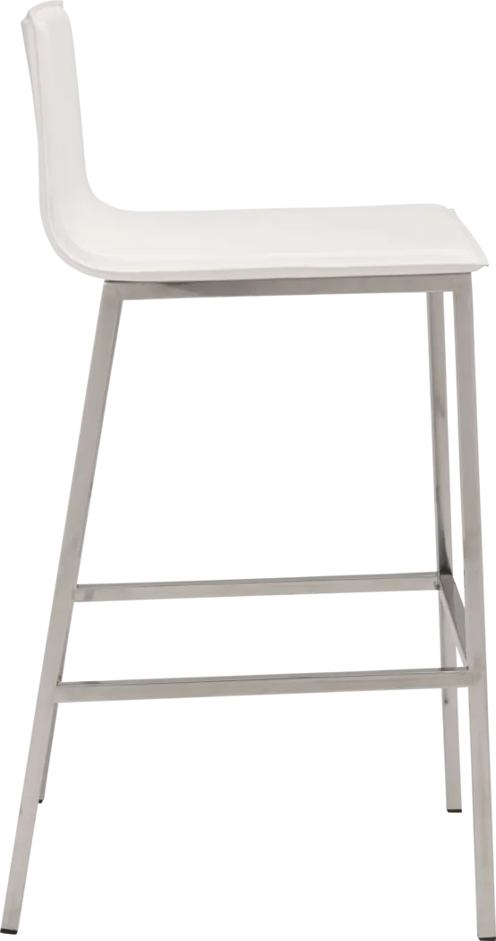 Marina Bay White Barstool, Set of 2 - Thumbnail - Image 2