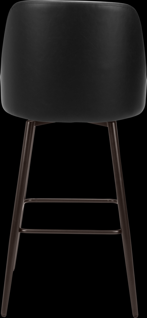 Marina Black Swivel Barstool - Thumbnail - Image 5