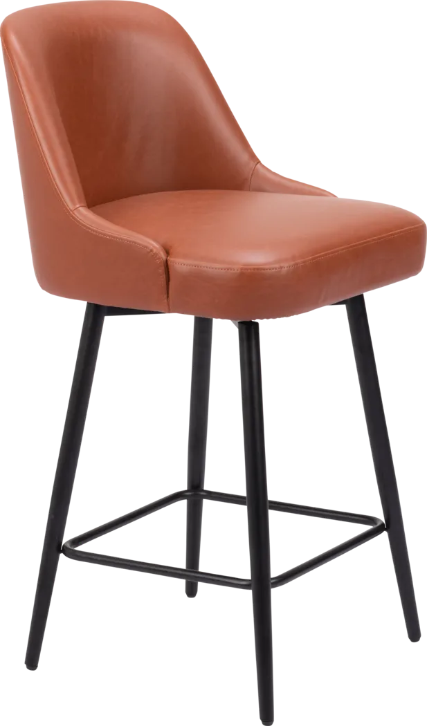 Marina Brown Counter Height Stool - Thumbnail - Image 3