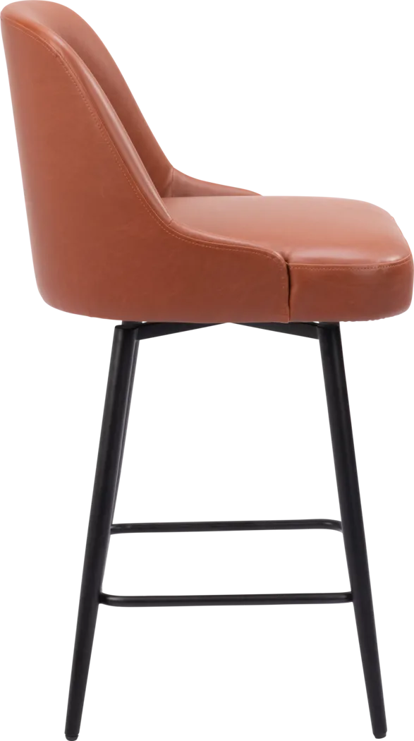 Marina Brown Counter Height Stool - Thumbnail - Image 7