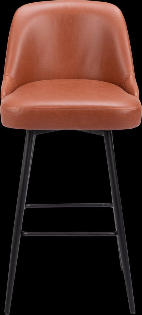 Marina Brown Swivel Barstool - Thumbnail - Image 4