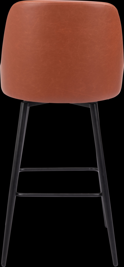 Marina Brown Swivel Barstool - Thumbnail - Image 5