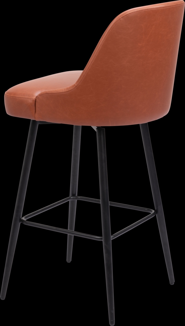 Marina Brown Swivel Barstool - Thumbnail - Image 6