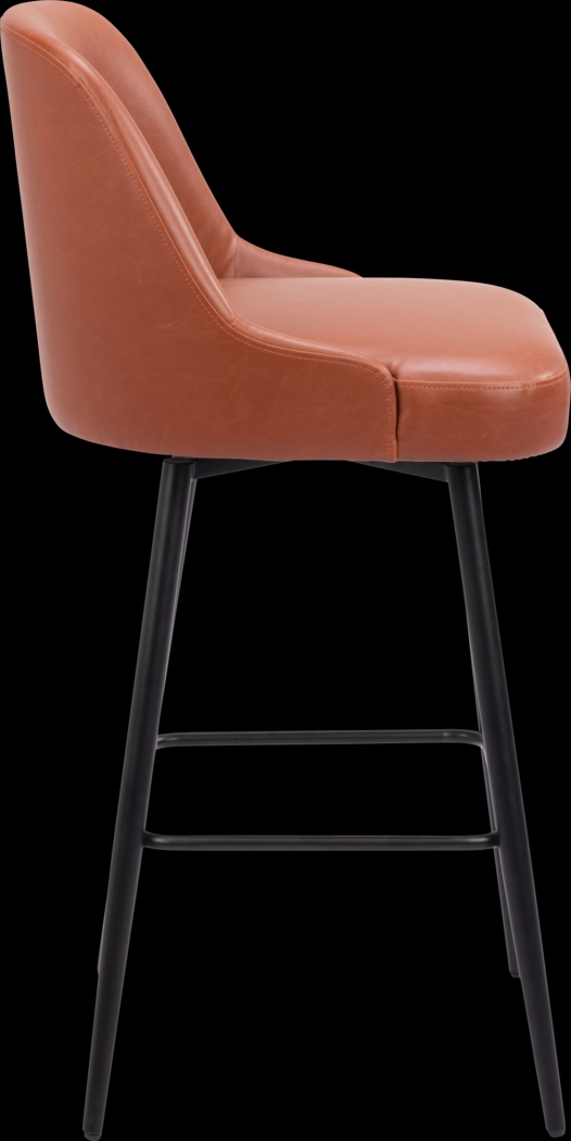 Marina Brown Swivel Barstool - Thumbnail - Image 7