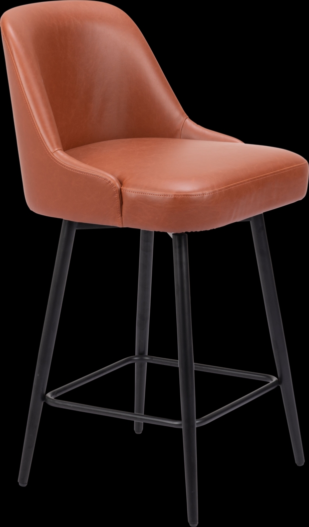 Marina Brown Counter Height Stool - Thumbnail - Image 3