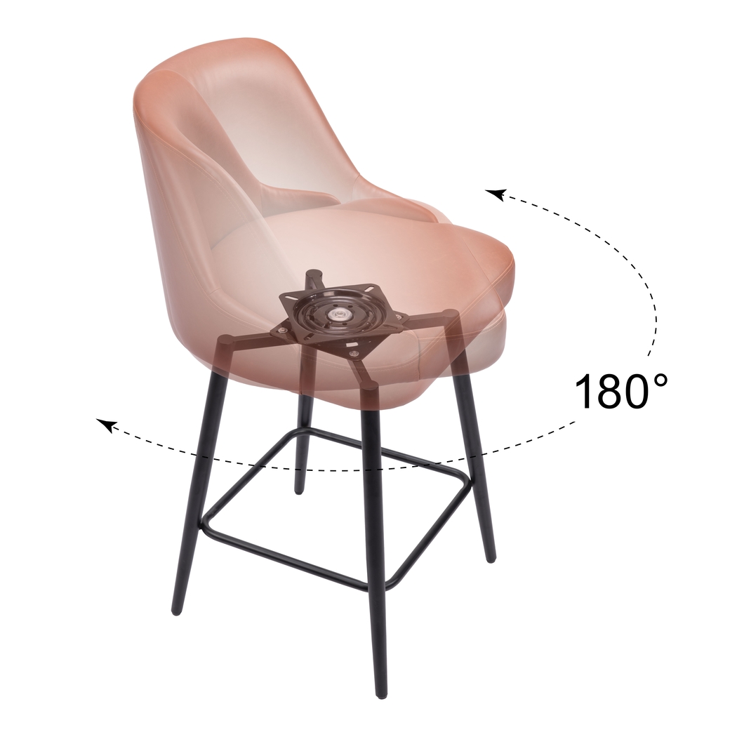 Marina Brown Counter Height Stool - Thumbnail - Image 8