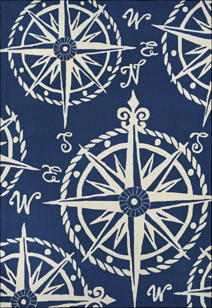 Mariner Isle Blue 8' x 11' Indoor/Outdoor Rug - Thumbnail - Image 1