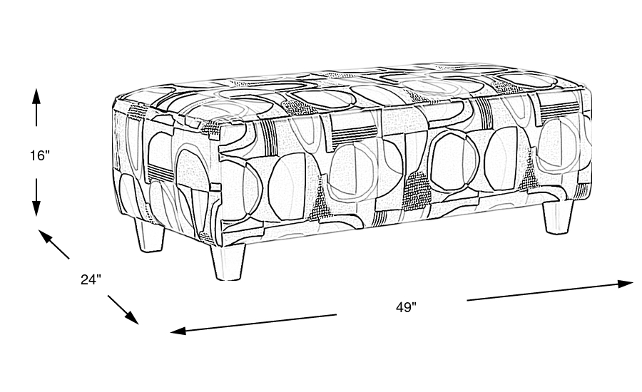 Dimension Image. Please refer to the Dimension Tab on this page for dimension details.