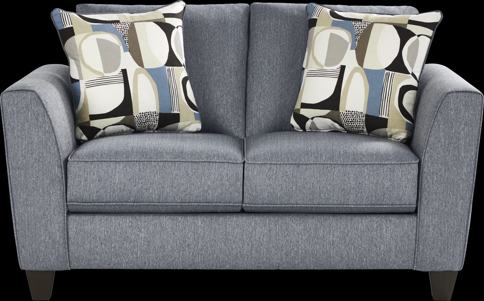 Marisol Bay Gray 7 Pc Living Room with Gel Foam Sleeper Sofa - Thumbnail - Image 6