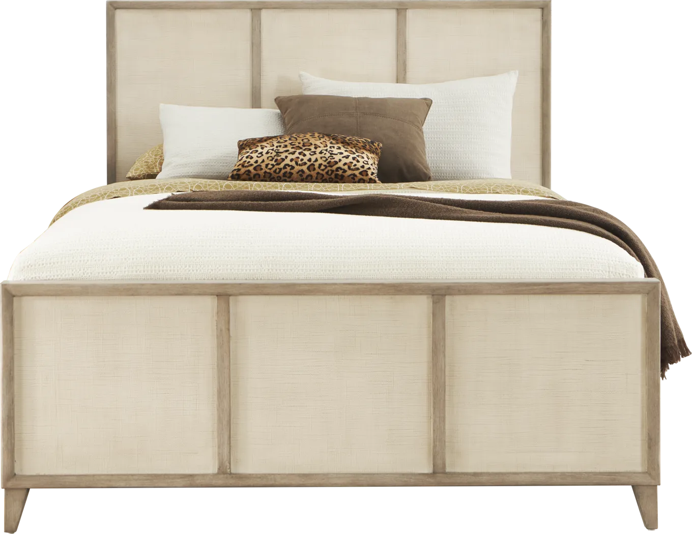 Marisole Taupe 5 Pc Queen Panel Bedroom - Thumbnail - Image 2