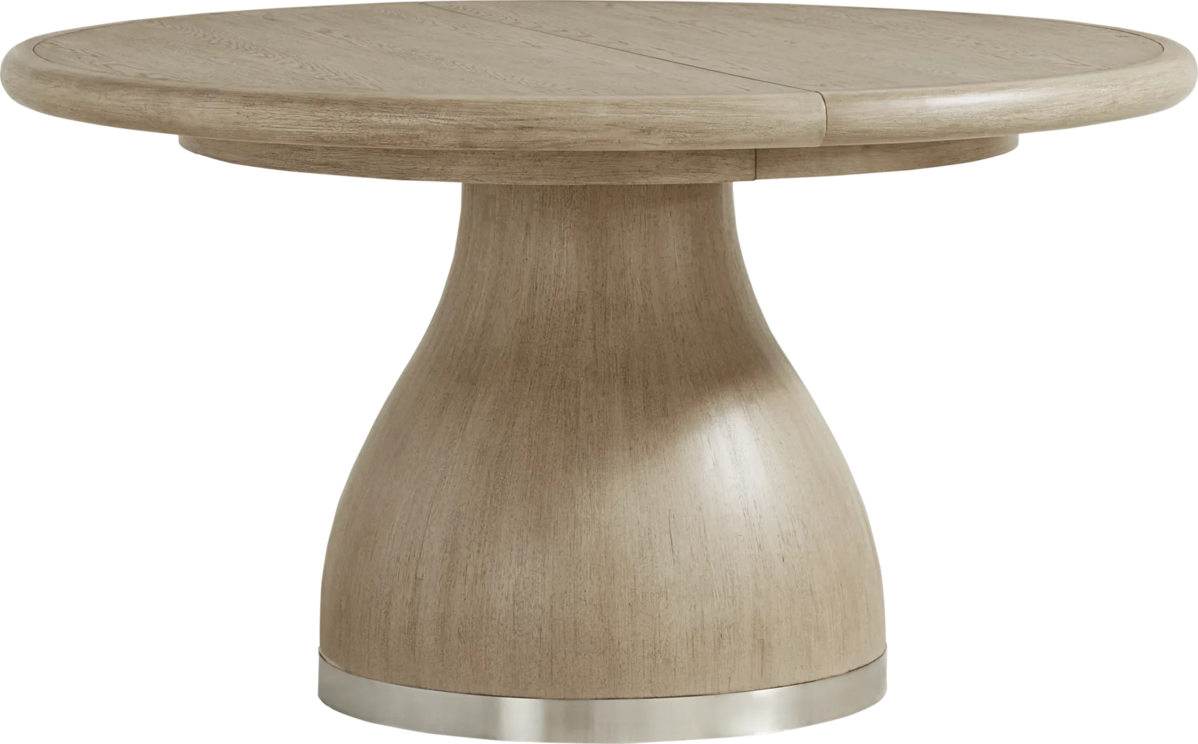 Marisole Taupe Round Dining Table - Thumbnail - Image 1