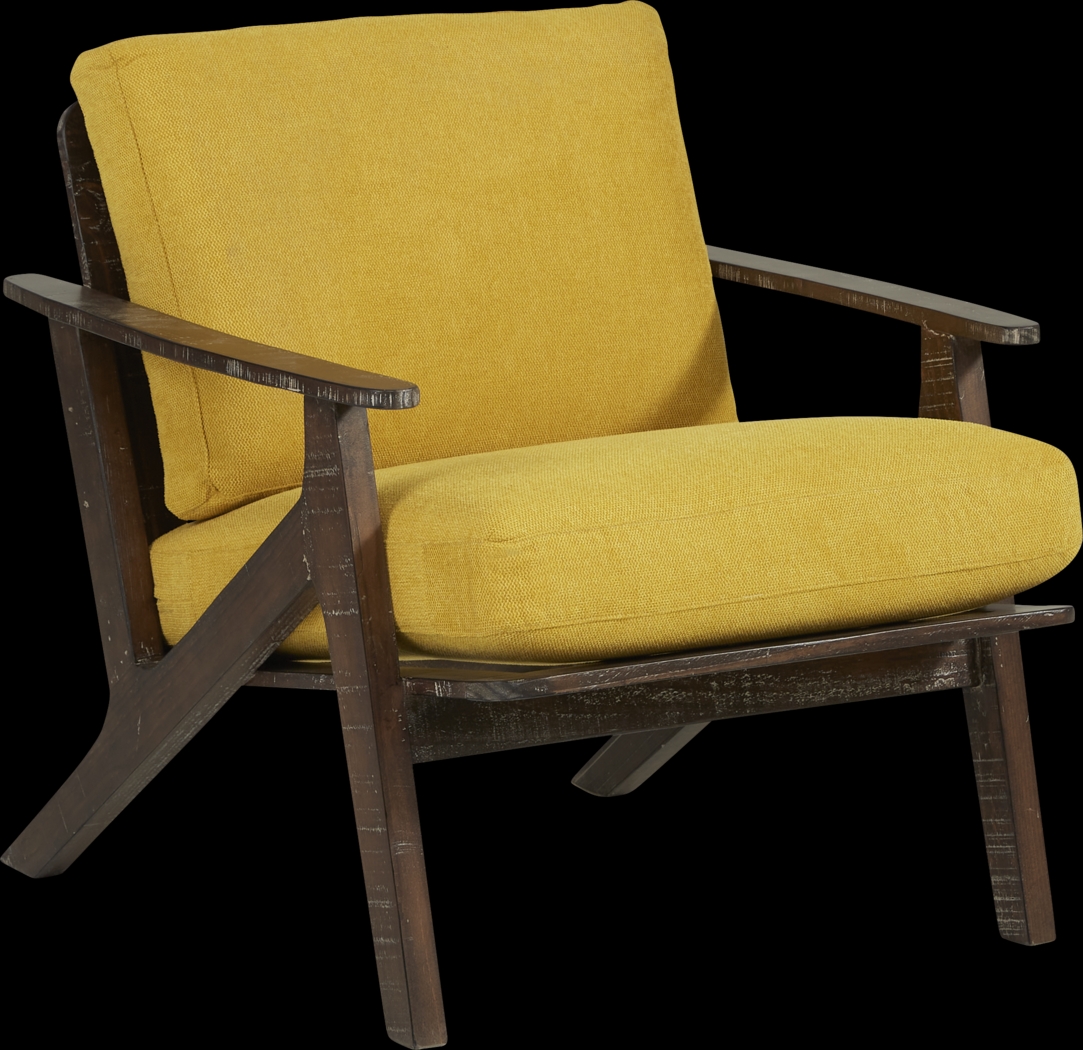 Maritime Marsh Sunflower Accent Chair - Thumbnail - Image 1