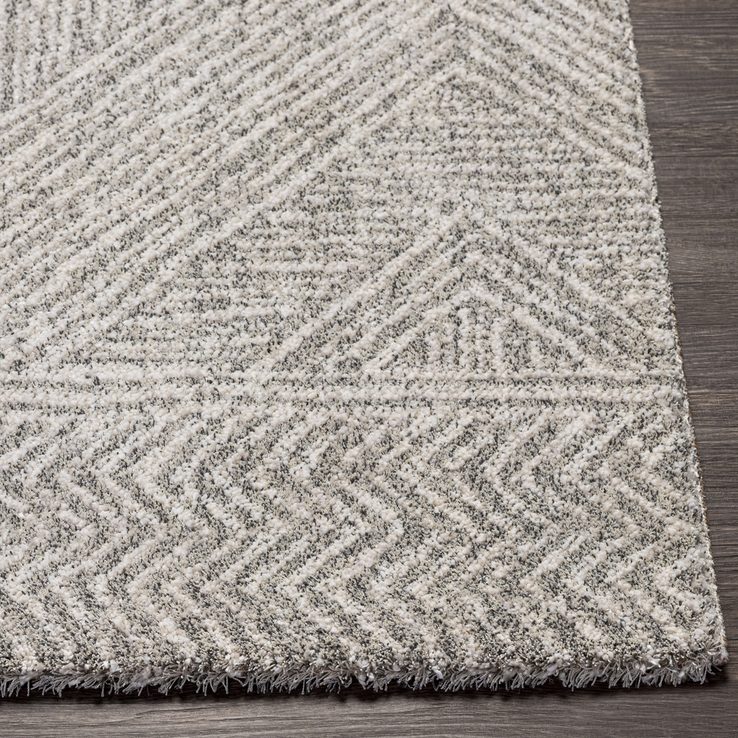 Marivel Silver 6'7 x 9'6 Rug - Thumbnail - Image 3