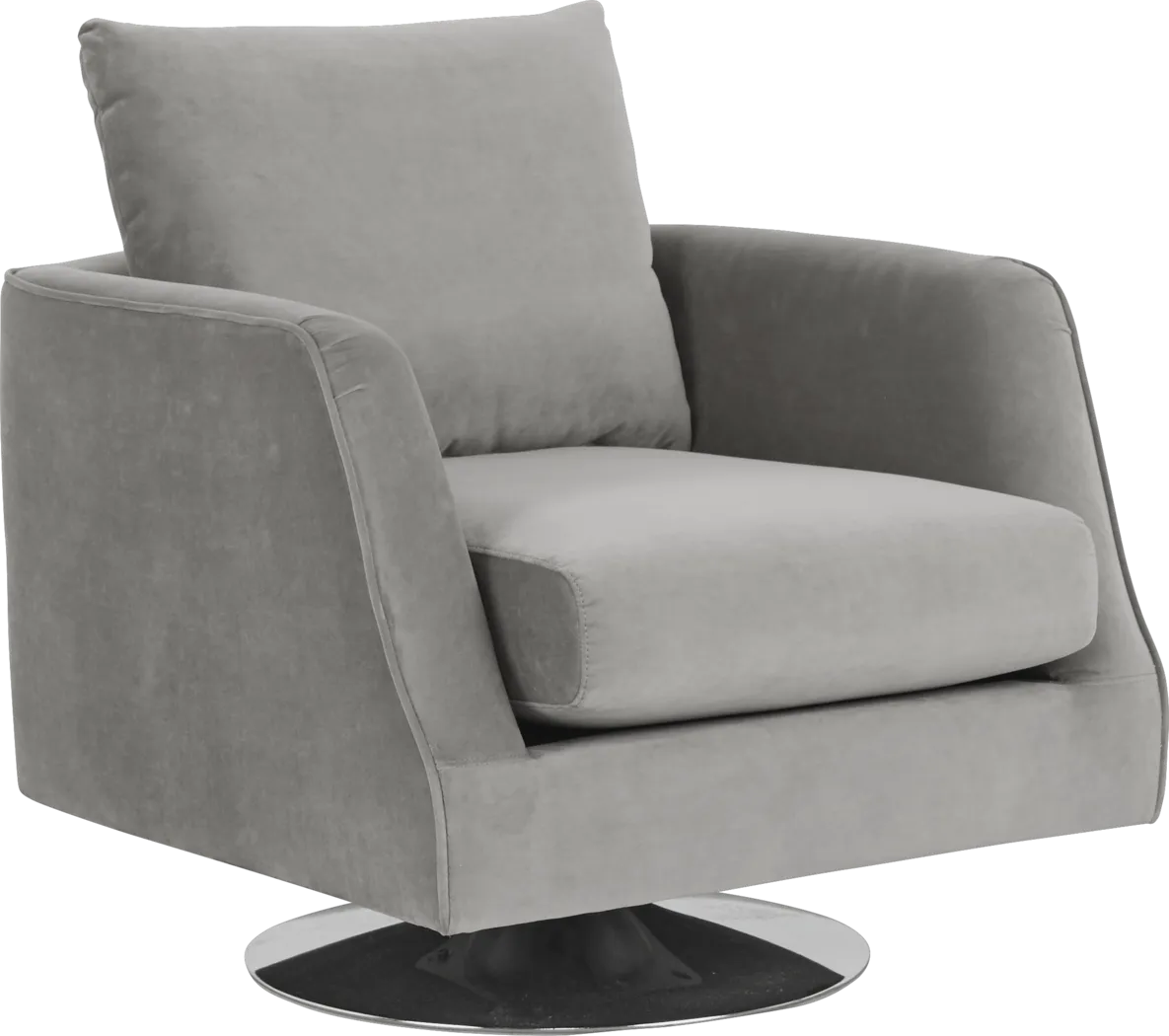 Marjorie Heights Gray Swivel Chair - Thumbnail - Image 1
