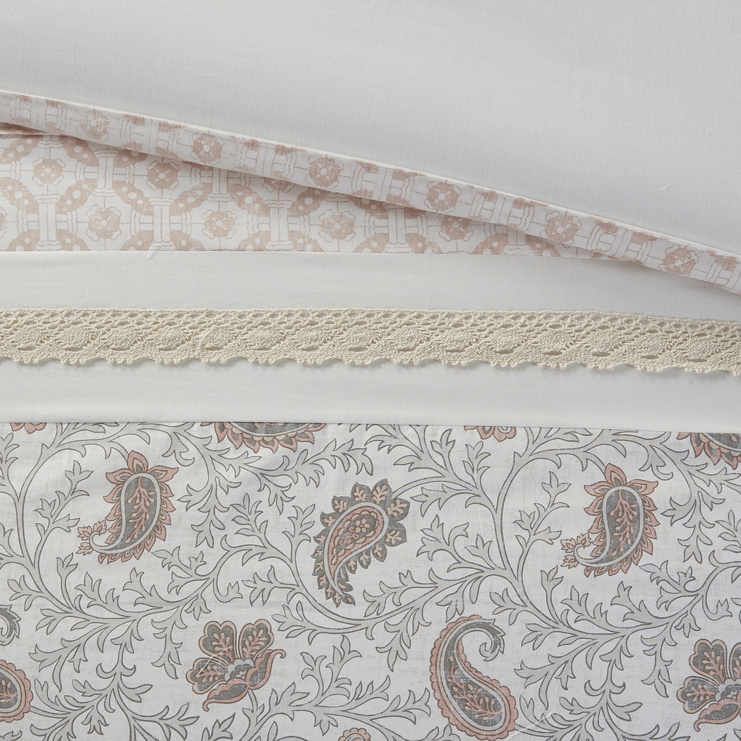 Marjory Blush 9 Pc Queen Comforter Set - Thumbnail - Image 16