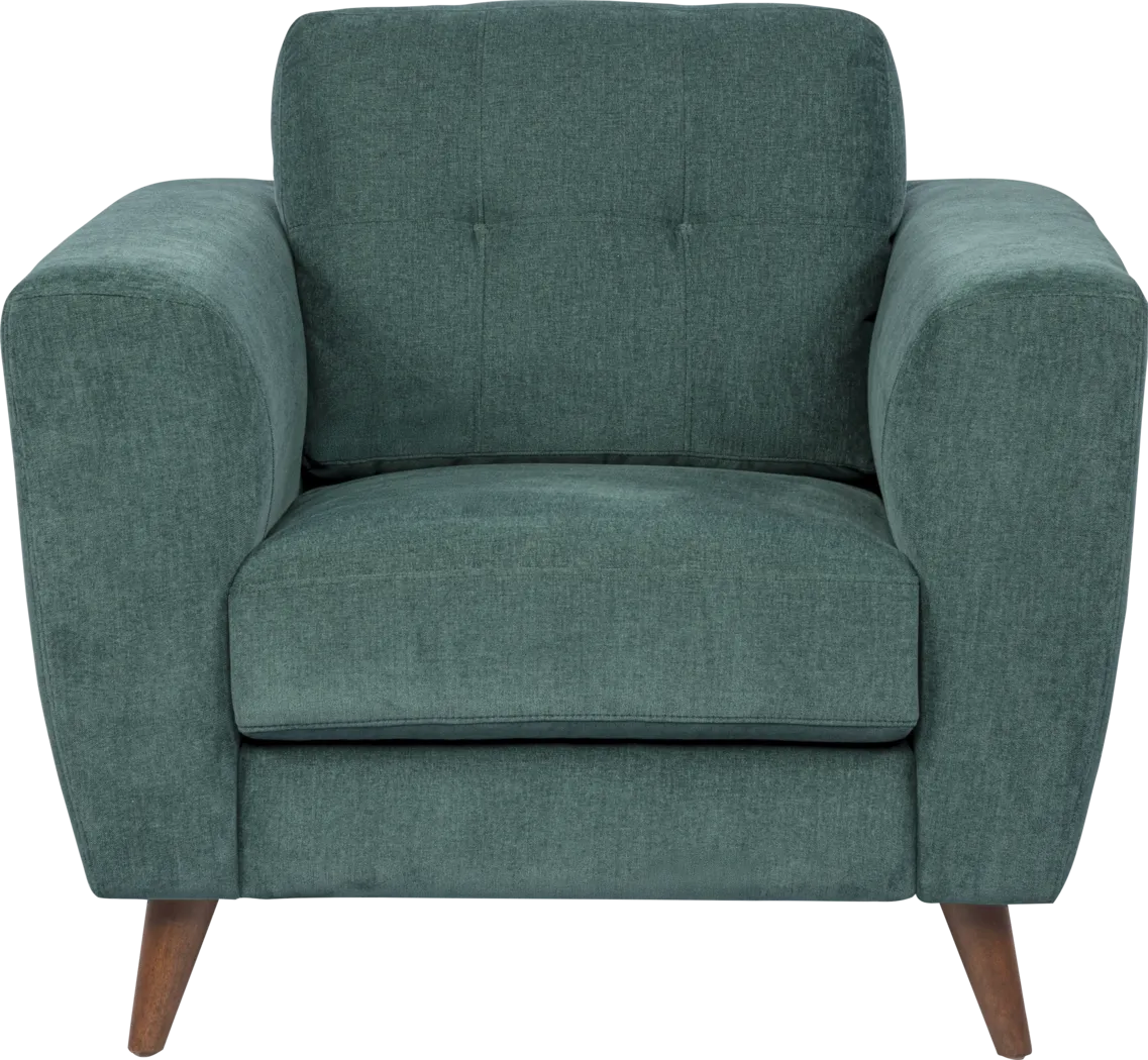 Market Row Teal Chair - Thumbnail - Image 2