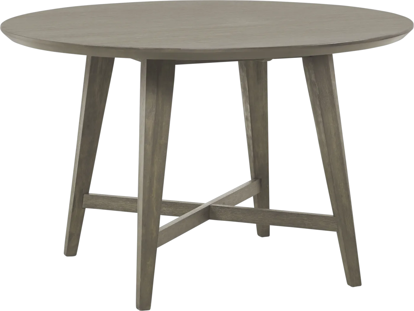 Market Street Gray Round Dining Table - Thumbnail - Image 1