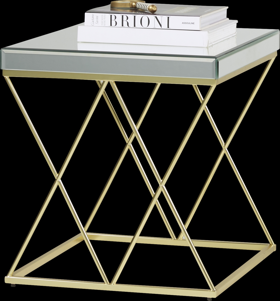 Markita Gold End Table - Thumbnail - Image 2