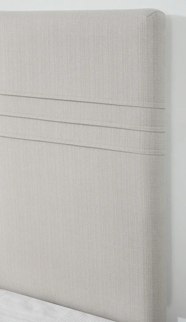 Marko Cream Queen Upholstered Headboard - Thumbnail - Image 4